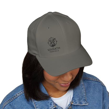 SousathTravels Embroidered Closed-Back Cap