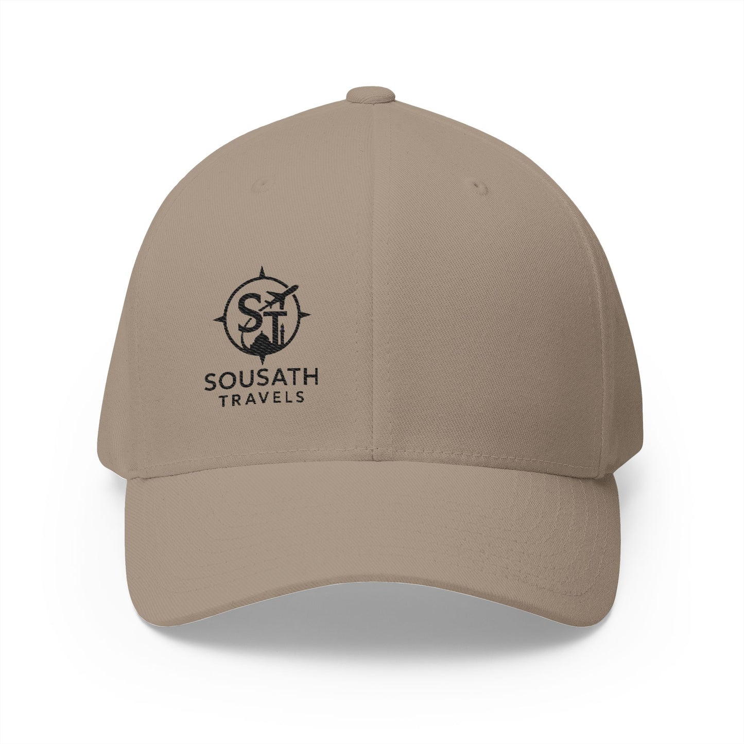 SousathTravels Embroidered Closed-Back Cap